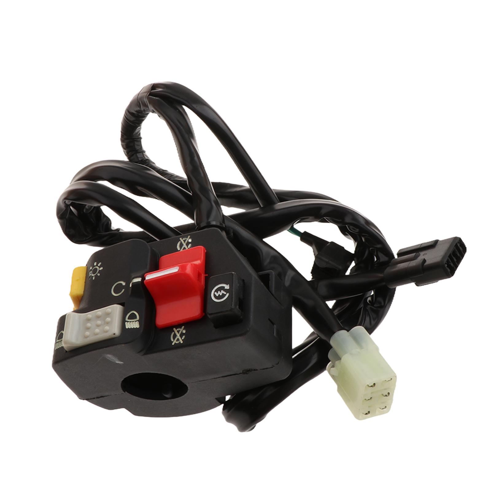 Ioensy - Reparación Del Interruptor Del Manillar Izquierdo 35150-Hp1-A01 Para Honda Trx450Er 2006-2014