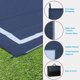 thumbnail image 3 of Alfombra Ogrmar 2,7 × 3,7 m reversible azul para exteriores, 3 of 7