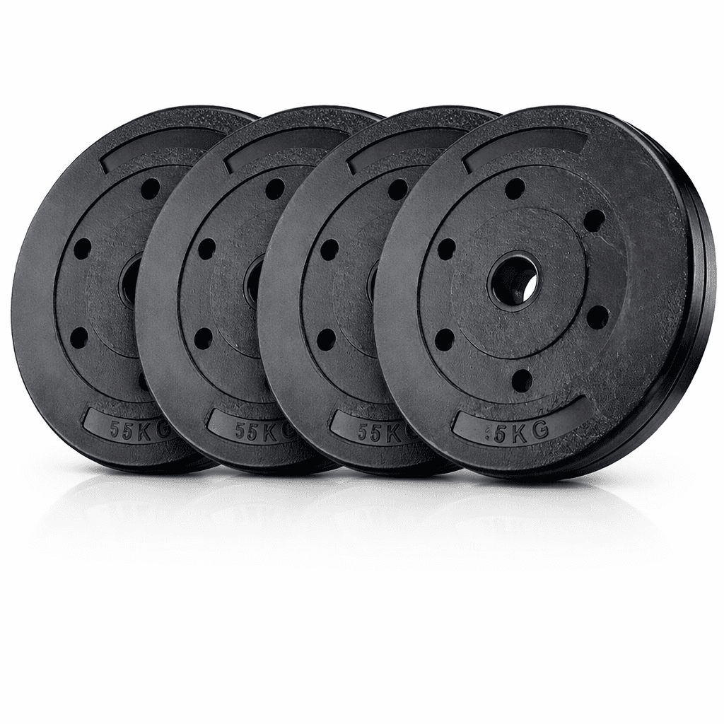 Genérico - Set 4 Discos Preolímpicos Pvc 5kg 20kg Total