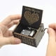 thumbnail image 4 of Funda de madera negra para caja de música Can't Help Falling in Love, 4 of 6
