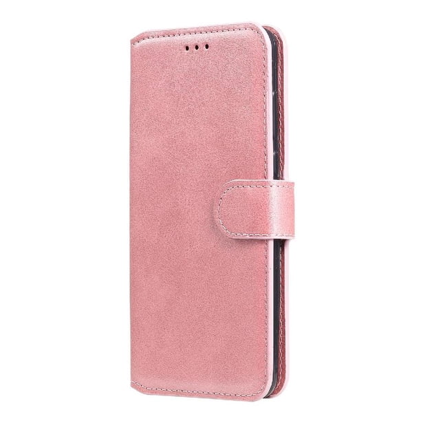 Funda Billetera para iPhone 14 con Porta Tarjetas y Soporte Ajustable Rosa