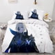 thumbnail image 1 of Genshin Impact Bedding Set Single Twin Full Queen King Size Game Bed Set Aldult Kid Bedroom Duvetcover Sets 3D Bed Sheets, 1 of 5