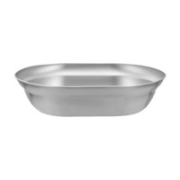 Magideal - Cuenco De Acero Inoxidable Para Acampar, Recipiente Para Alimentos, Vajilla, Utensilios Para Acampar, Vajilla Para Mochileros, Viajes, Picnic, Familia