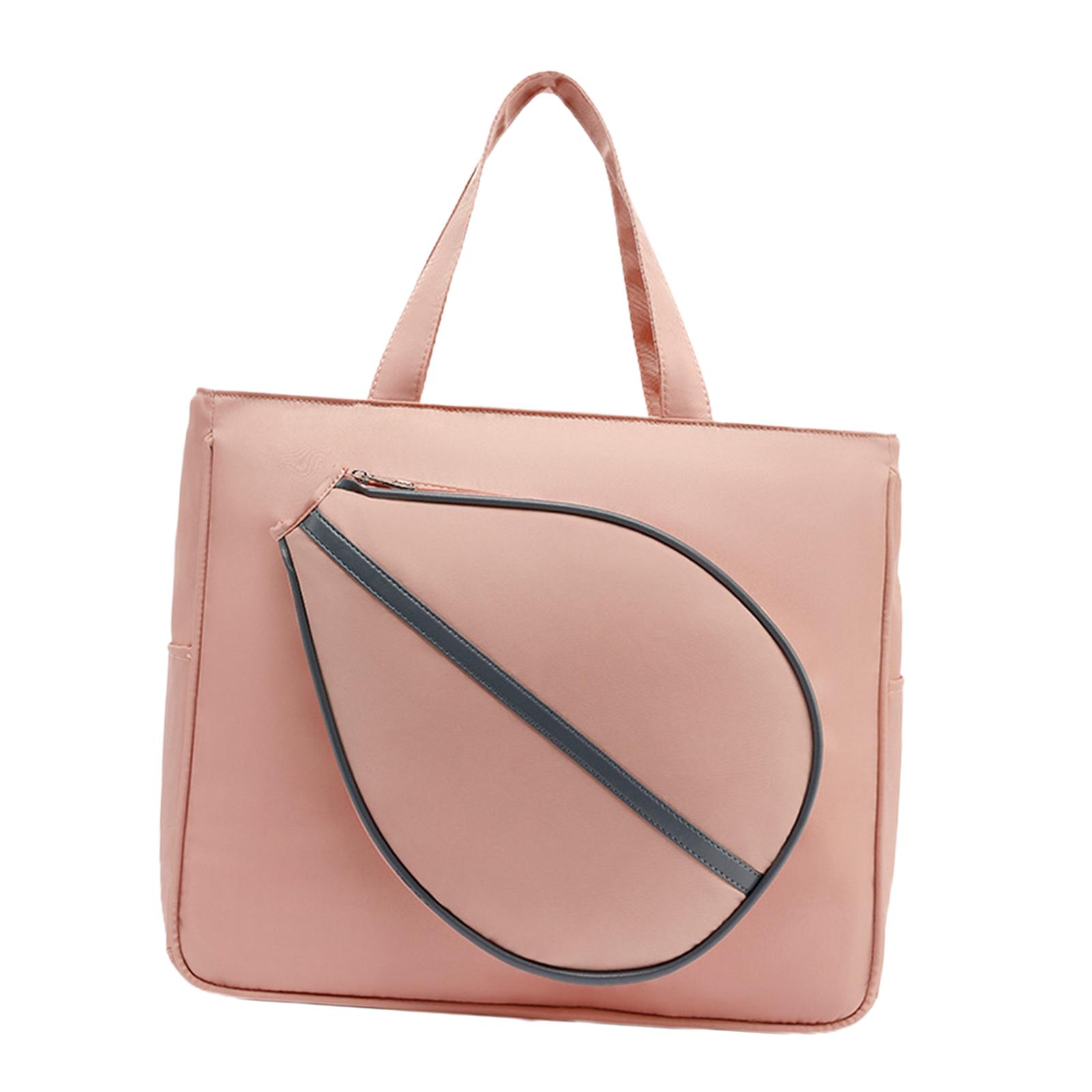 Ioensy - Bandolera De Tenis Tote Covers Resistente Al Agua Para Raqueta De Bádminton Rosa