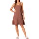 thumbnail image 1 of INSPIRE CHIC Vestido de Noche para Mujer de Mezcla de Algodón sin Mangas con Tirantes Finos y Detalle de Espalda Cruzada, Ropa de Casa hasta la Rodilla 3XL Rojo Ladrillo, 1 of 6