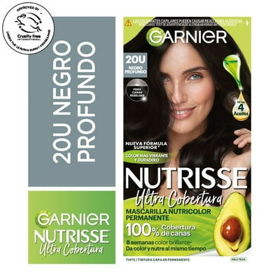 Coloración Cabello 20 Negro Claro Profundo 1 Un Nutrisse