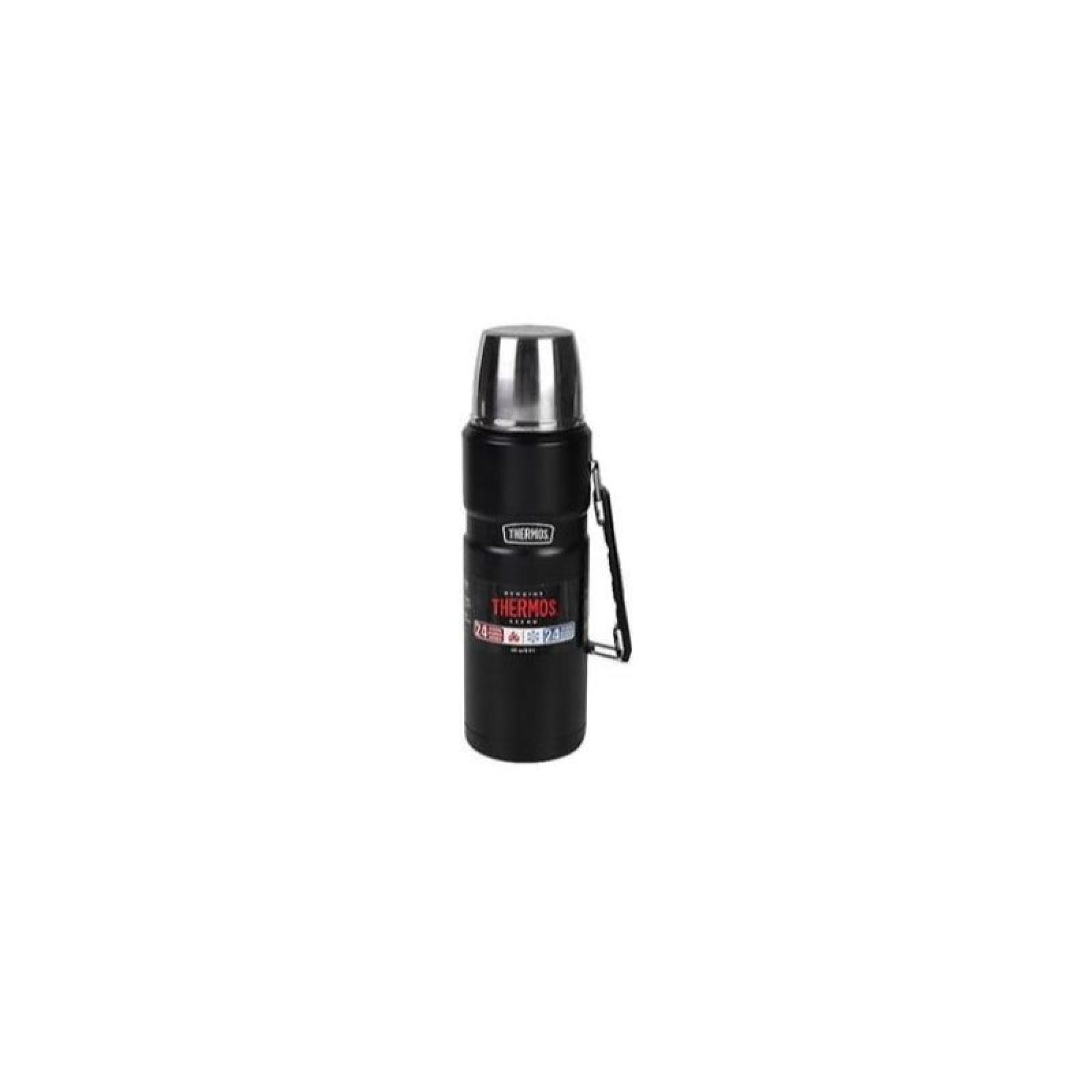 TERMO LIQUIDO KING ACERO INOX 2 LITROS NEGRO - THERMOS