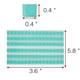 thumbnail image 5 of Masilla adhesiva para póster, multiusos, para colgar fotos, reutilizable y extraíble, 192 unidades, azul claro y blanco., 5 of 7