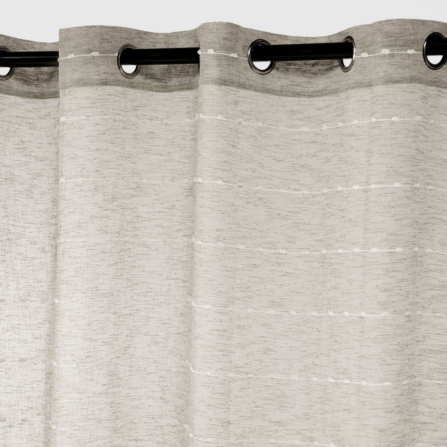 Zahr - Cortina X2 Visillos Bordado