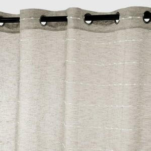 Zahr - Cortina X2 Visillos Bordado