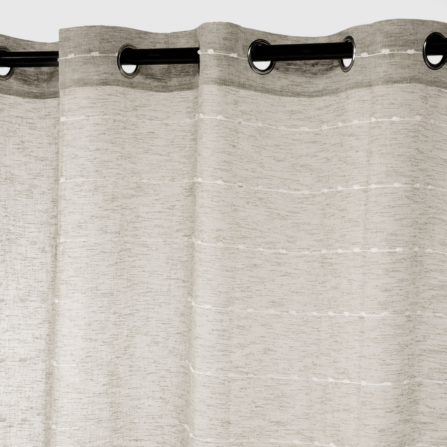 Zahr - Cortina X2 Visillos Bordado