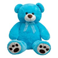 Oso De Peluche Hollyhome De 90 Cm, Color Azul Lago, Para Niños