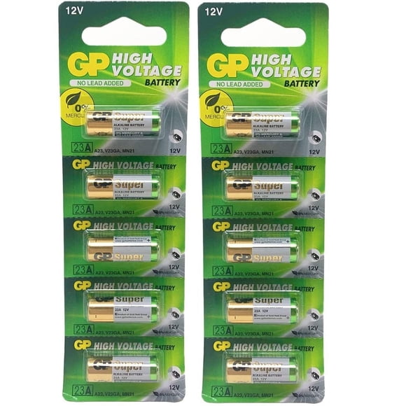 Batería GP A23 Alcalina 12V Paquete de 10