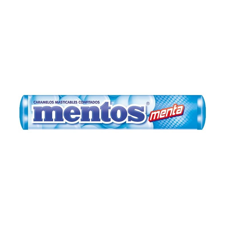 Caramelos Masticables Confitados Sabor Menta 29 g Mentos