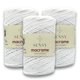thumbnail image 1 of Hilo S SENSY 2 mm 145 m Algodón Reciclado Pack de 3 - Blanco, 1 of 6