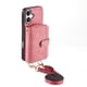 thumbnail image 4 of Funda Tipo Cartera con Correa Cruzada para iPhone 17 Protección Contra Golpes Rosa, 4 of 6