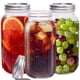 thumbnail image 1 of Juego de 3 tarros Mason eleganttime de 1900 ml, boca ancha, 1 of 8