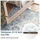 thumbnail image 3 of Alfombra de Área Jinchan Vintage Retro Lavable 60x90cm Azul, 3 of 8