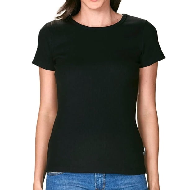 Camiseta Cotton Rib Manga Corta