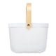 thumbnail image 2 of Cesta Blanca Con Mango, 2 of 4
