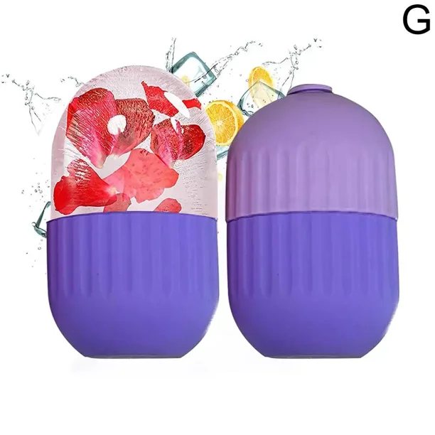 Face Beauty Massage Silicone Face Ice Cube Face Ice Capsule Beauty Ice Face Ice Mold Roller Face Massage Cube Products I5w8