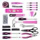 thumbnail image 2 of Juego De Herramientas 206 Piezas Rosa Para Mujer Bricolaje, 2 of 9