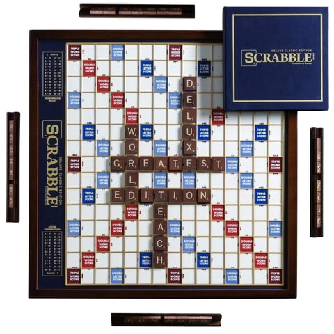Scrabble Deluxe Edition Ws Game Company Con Tablero Giratorio