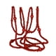 thumbnail image 3 of Guirnalda De Cuentas De Madera, Cuentas Bohemias Colgantes, Adorno De Pared Con Cuentas De Madera, Color Rojo, 3 of 3