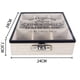 thumbnail image 2 of Caja De Té Mediana De Madera 9 Espacios Diseño Arbol, 2 of 2