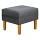 thumbnail image 2 of Pouf Sky 1c Felpa 04 Gris, 2 of 3