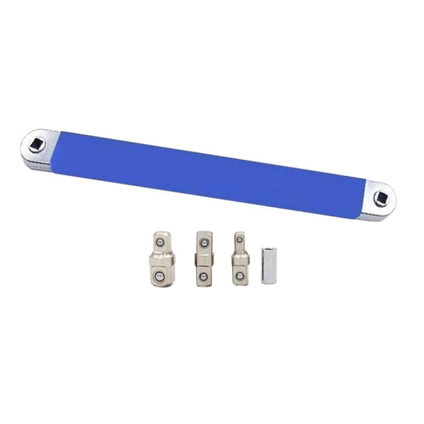 Herramienta de reparación de llave de extensión compensada, herramienta de enchufe de impacto, adecuada para espacios pequeños, universal para hogares