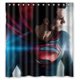 thumbnail image 1 of Cortina de ducha Superman Comfort, juego de cortina de baño con ganchos, tamaño 66 x 72 pulgadas, 1 of 3