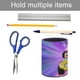 thumbnail image 5 of ¡Despierta, Carlo!-theme Cylinder Pen Holder Pencil Organizer with Flannel Lining PVC Leather Material Cardboard Base for study work 10*8CM, 5 of 6