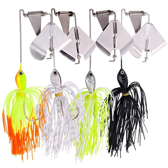 Cebos de pesca Sougayilang Buzzbait 4 uds 16 g para superficie