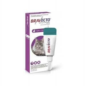 Bravecto Pipeta Gato 1.79 Ml 6.25-12.5 Kg X 1 Unidad
