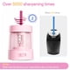 thumbnail image 4 of Sacapuntas eléctrico Deli USB rosa claro, 4 of 6