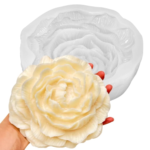 Molde de silicona Kackaidi 17 cm Flor de peonía - 1 unidad