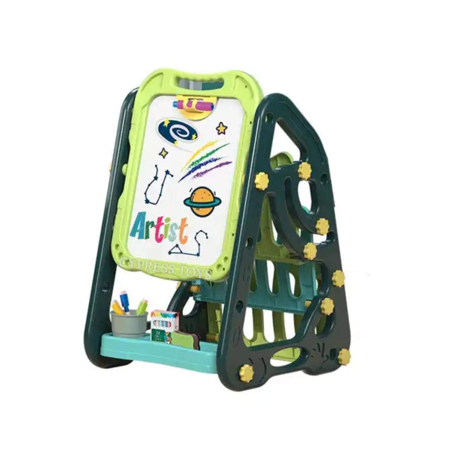 Total E-Commerce - Juguete Pizarra Doble Reversible Acrilica Y Tiza Verde