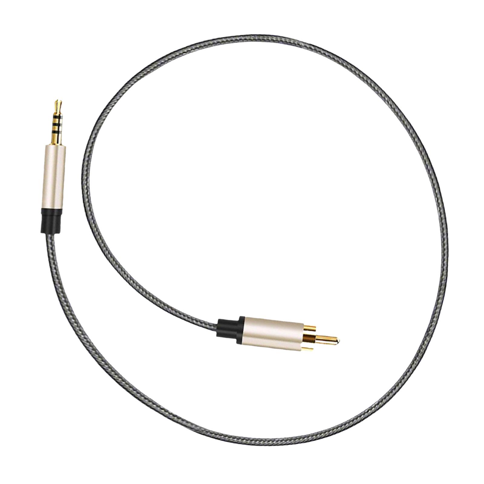 Bothyi - Cable De Audio 3 5Mm A Adaptador Rca Nylon Trenzado Para Tablet Altavoz 3M