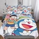 thumbnail image 1 of Juego de ropa de cama Doraemon Funda nórdica 3D Lindo edredón de anime Suave Microfibra Juego de ropa de cama con funda de almohada, para adolescentes y adultos 3, 1 of 3