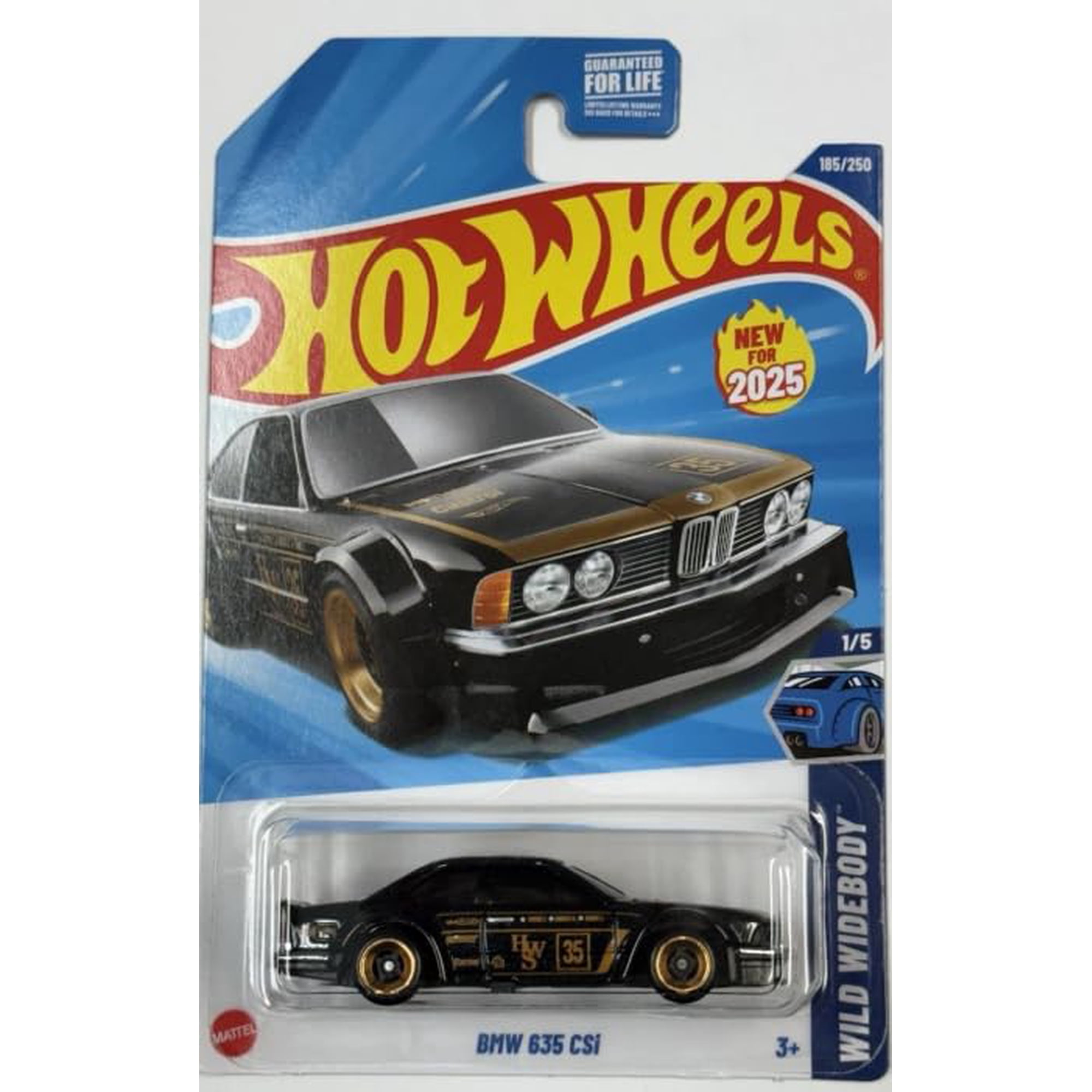 Auto De Juguete Diecast Mattel Hot Wheels Bmw 635 Csi Escala 1:64