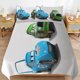 thumbnail image 4 of Cartoon Cars Lightning McQueen Friend Boys Room Decor Size Bedding Set for Kids 3 Piece Bedding with 1 Duvet Cover And 2 Pillowcases Queen Bed Sheets, 4 of 5