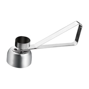 Magideal - Cortador De Huevos Duros Hervidos, Cortador De Cáscara De Huevo De Metal, Utensilio De Cocina, Herramienta Removedora, Separador De Cáscara Para Viaje