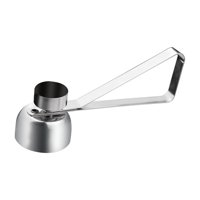 Magideal - Cortador De Huevos Duros Hervidos, Cortador De Cáscara De Huevo De Metal, Utensilio De Cocina, Herramienta Removedora, Separador De Cáscara Para Viaje
