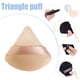 thumbnail image 3 of Borla de polvos faciales, borla de maquillaje triangular suave para polvos sueltos, polvos minerales, polvos corporales, 3 of 5