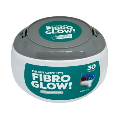 Detergente Pods Lavavajillas 30 Un Fibro Glow