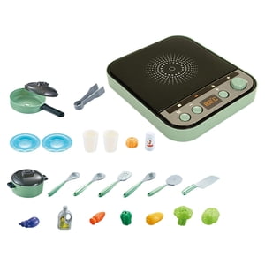 Bothyi - 25 Piezas De Juguetes De Cocina Accesorios Para Niños Niñas Niños Pequeños Regalo De Cumpleaños Verde