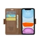 thumbnail image 4 of CaseMe tipo cartera iPhone 11 con cierre magnético, RFID, tarjetero, soporte, carga inalámbrica, 4 of 5