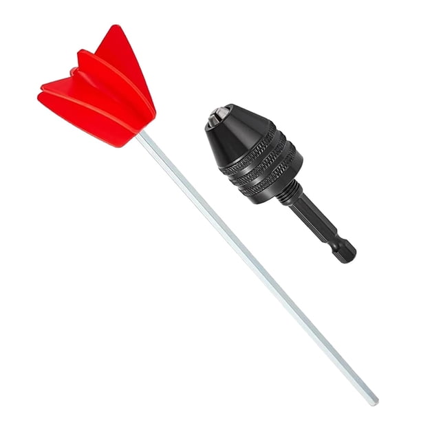 1 pieza, accesorio mezclador, mezclador de pintura, accesorios de taladro eléctrico, mezclador de mortero de hormigón resistente, agitador de pintura