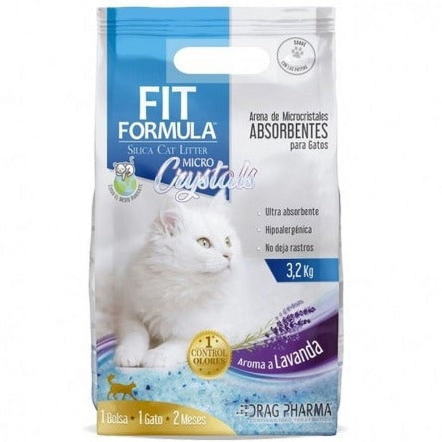 Arena Sanitaria Micro Crystals - Lavanda Bolsa, 3.2 Kg.